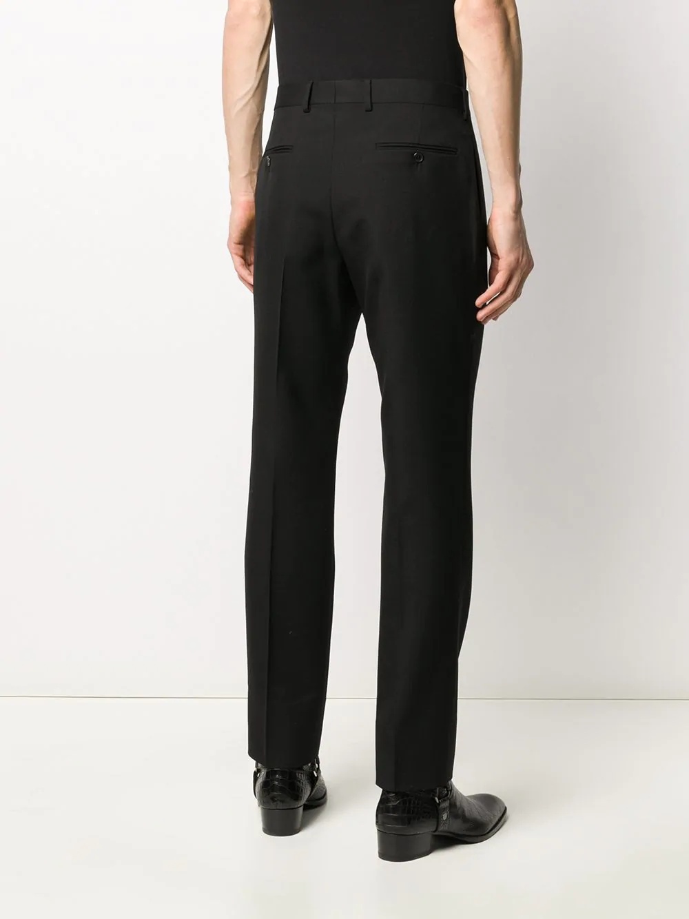 slim-fit tailored trousers - 4