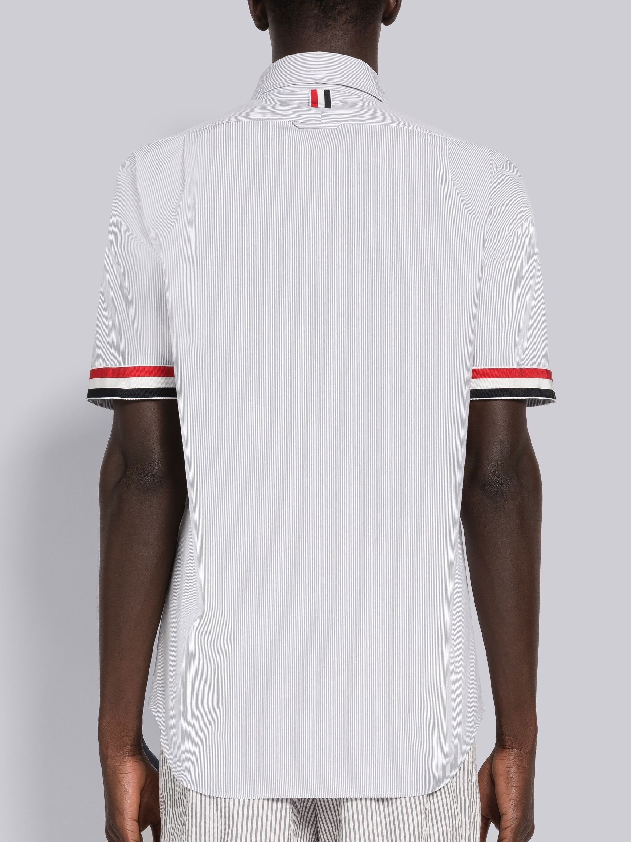 Pincord Armband Short Sleeve Shirt - 4