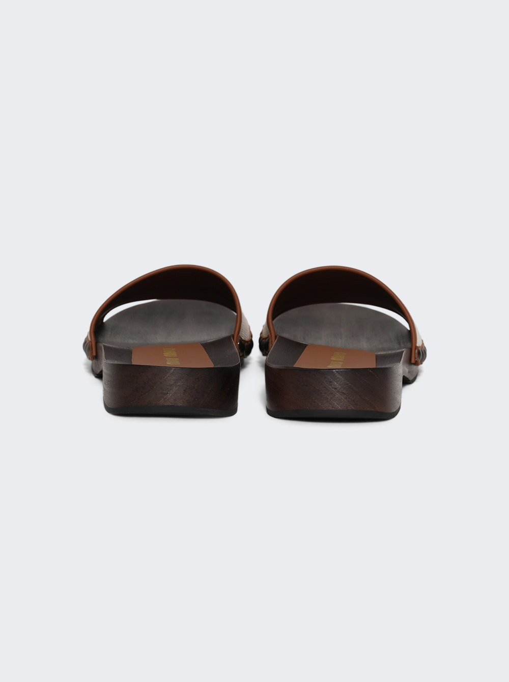 Canvas Clogs Naturale And Brandy - 4