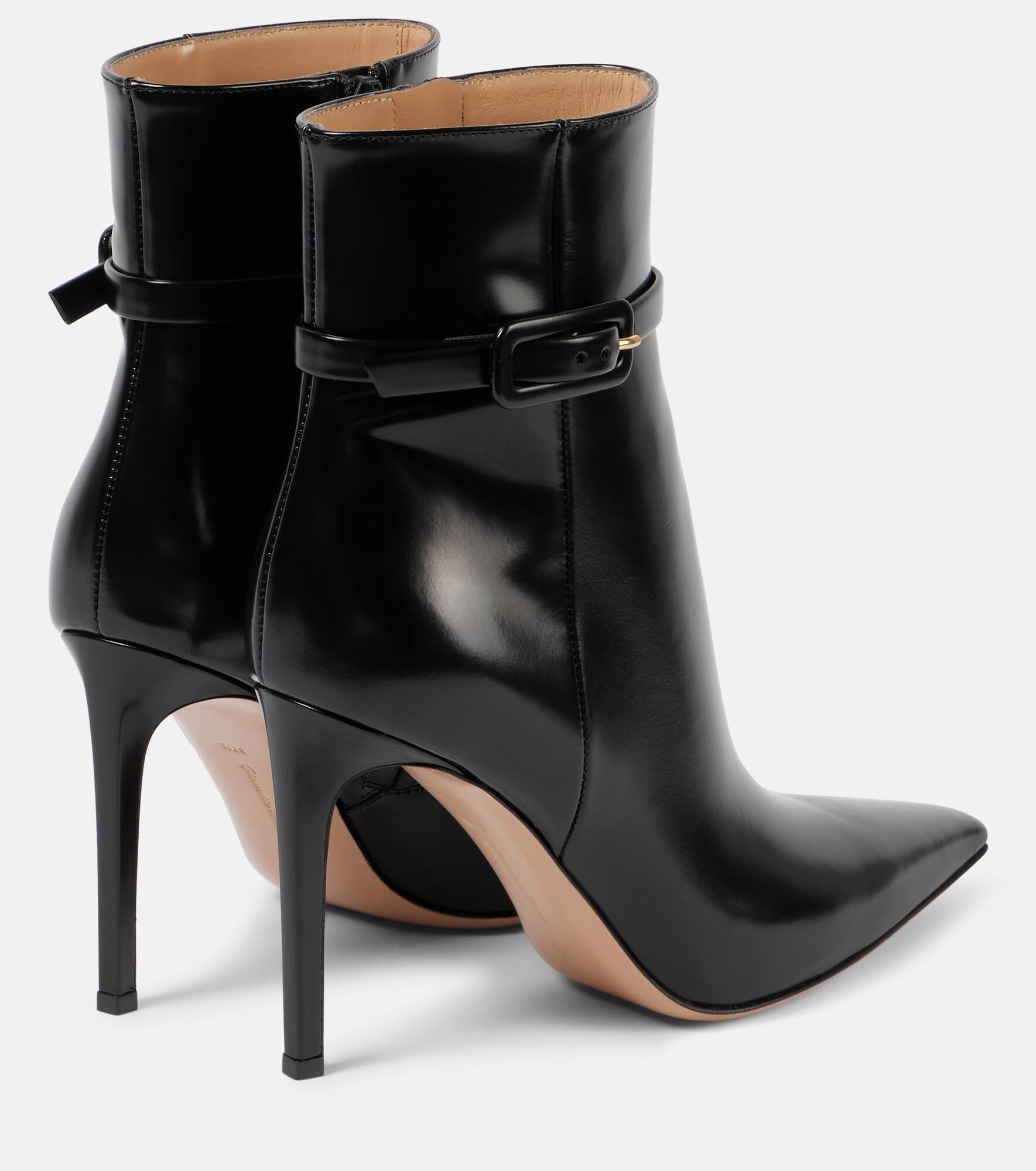 95 patent leather ankle boots - 3