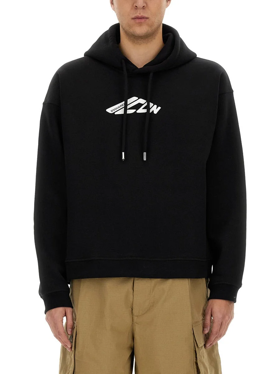 Dsquared Men Sweatshirt With Logo Print - 1