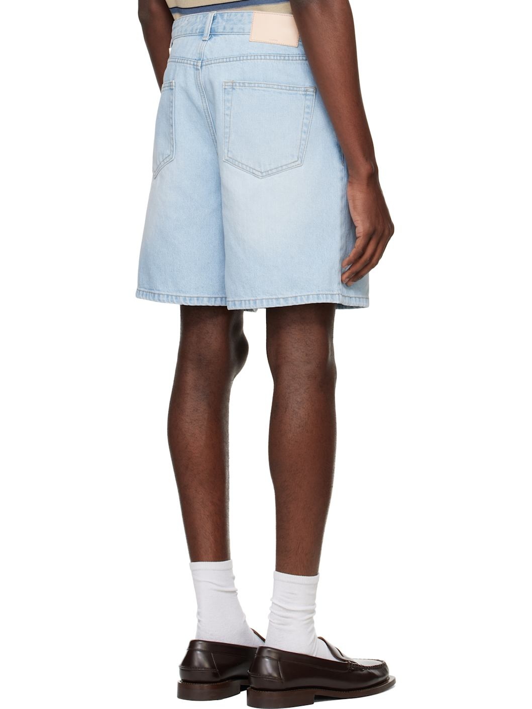 Blue Bermuda Denim Shorts - 3