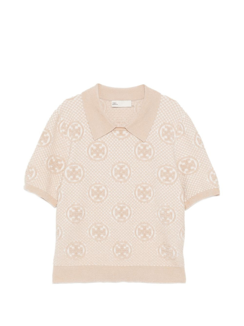 monogram jacquard top 1