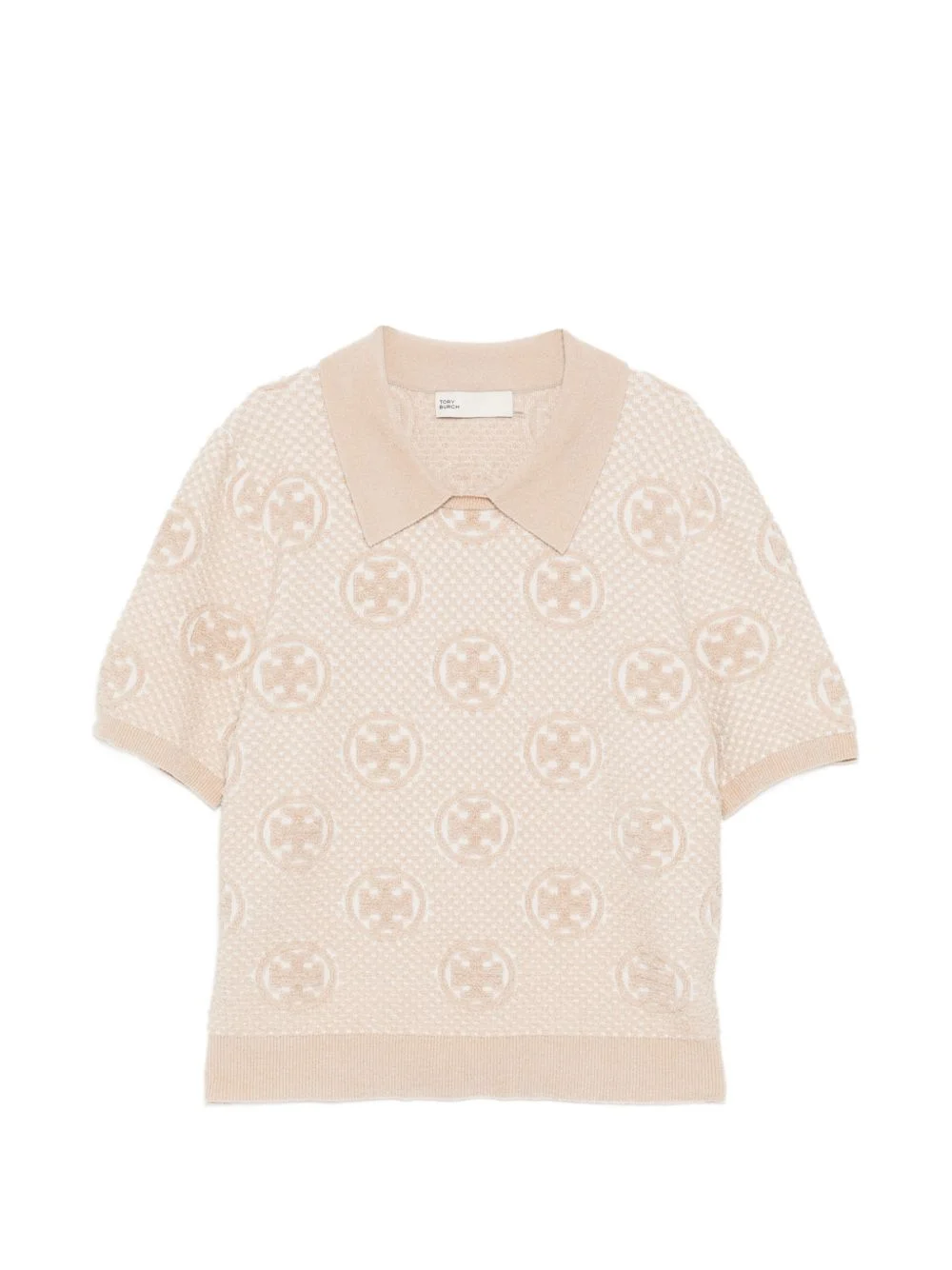 monogram jacquard top - 1