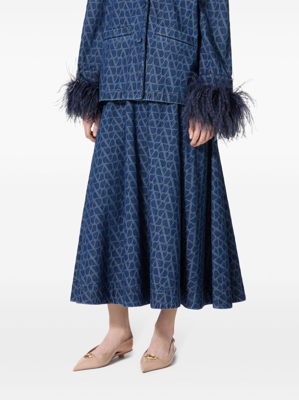 Vlogo cotton skirt - 3
