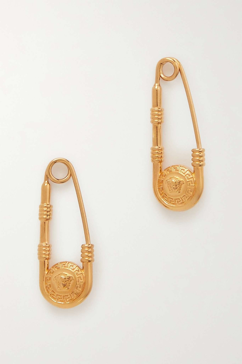 Gold-tone earrings - 1
