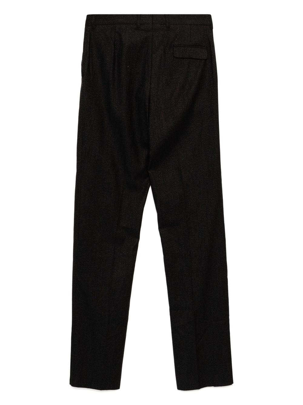 striped straight-leg trousers - 2