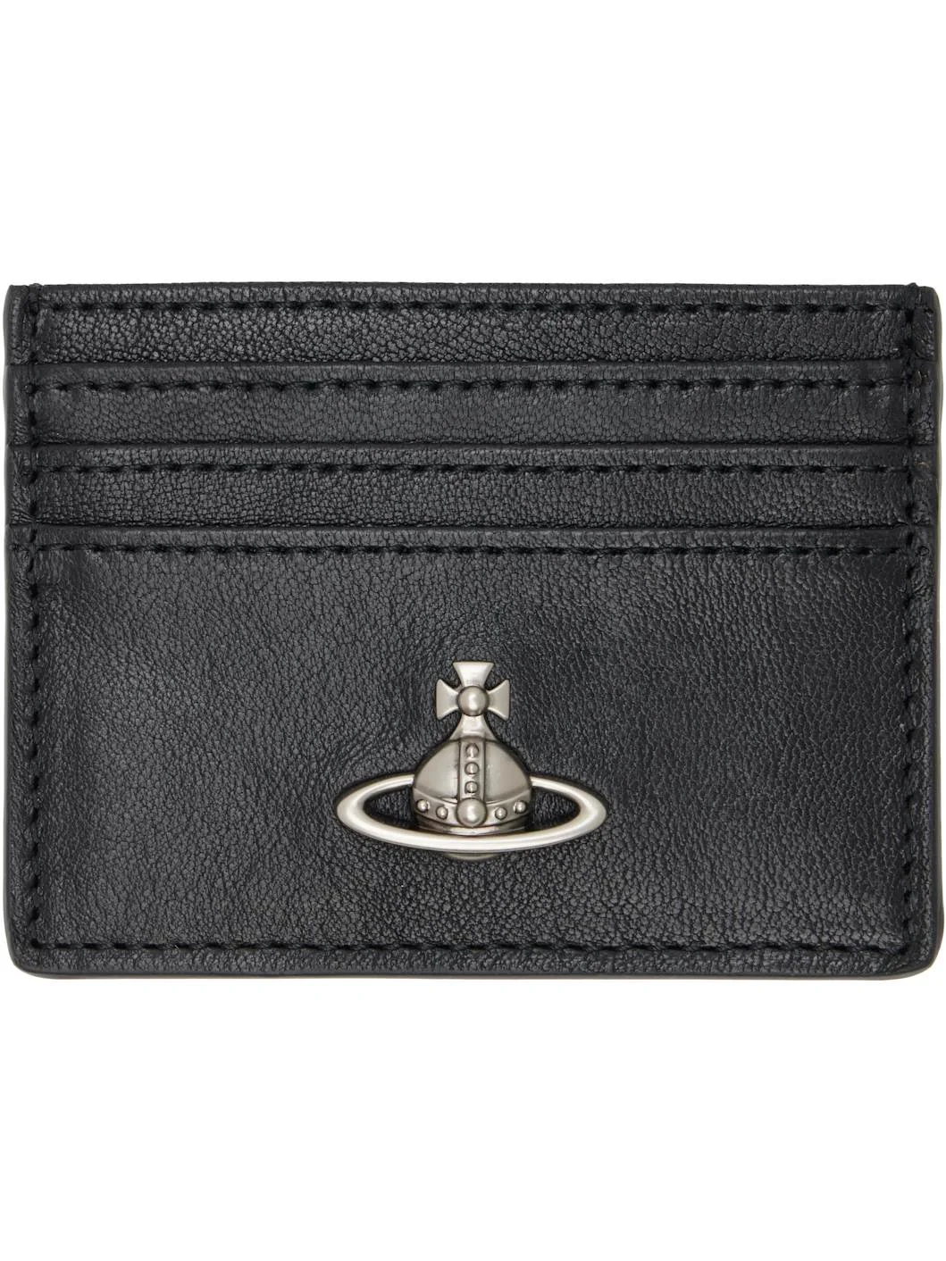 Black Flat Card Holder - 1