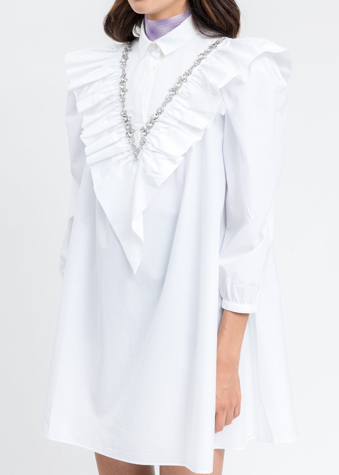 White Shirt Dress - 2