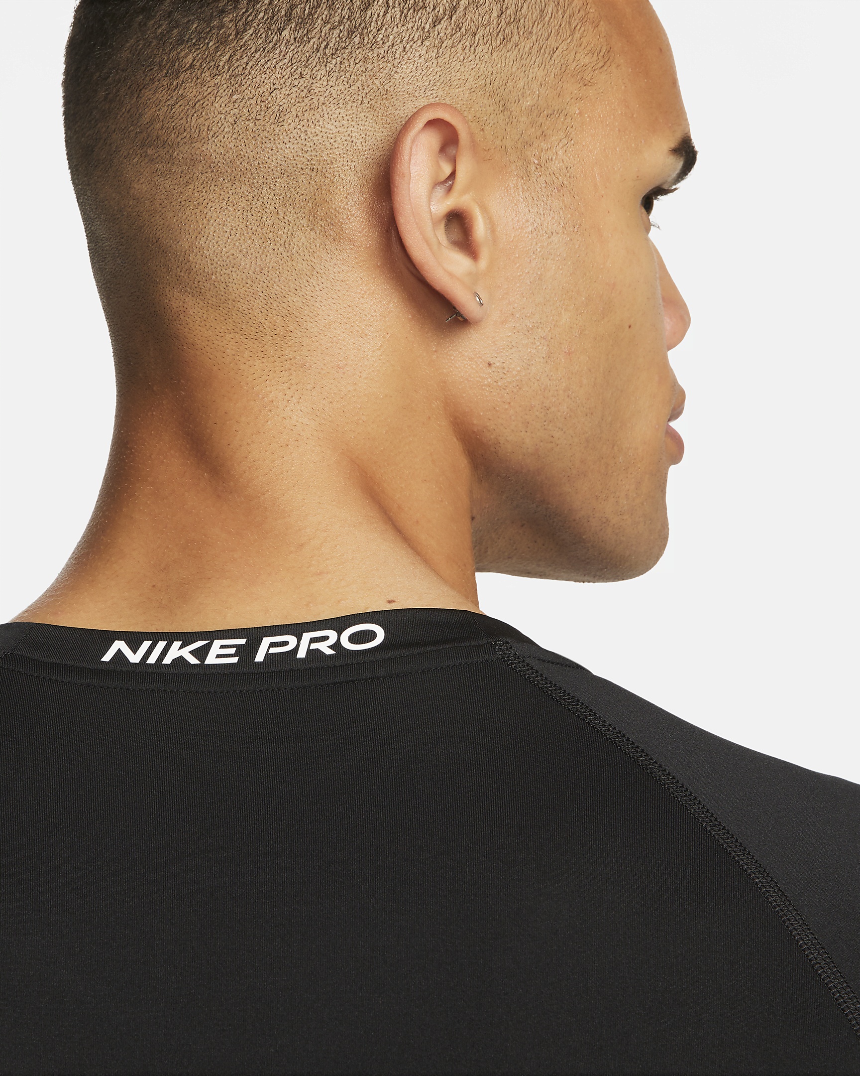 Nike Pro Men's Dri-FIT Tight Short-Sleeve Fitness Top - 4