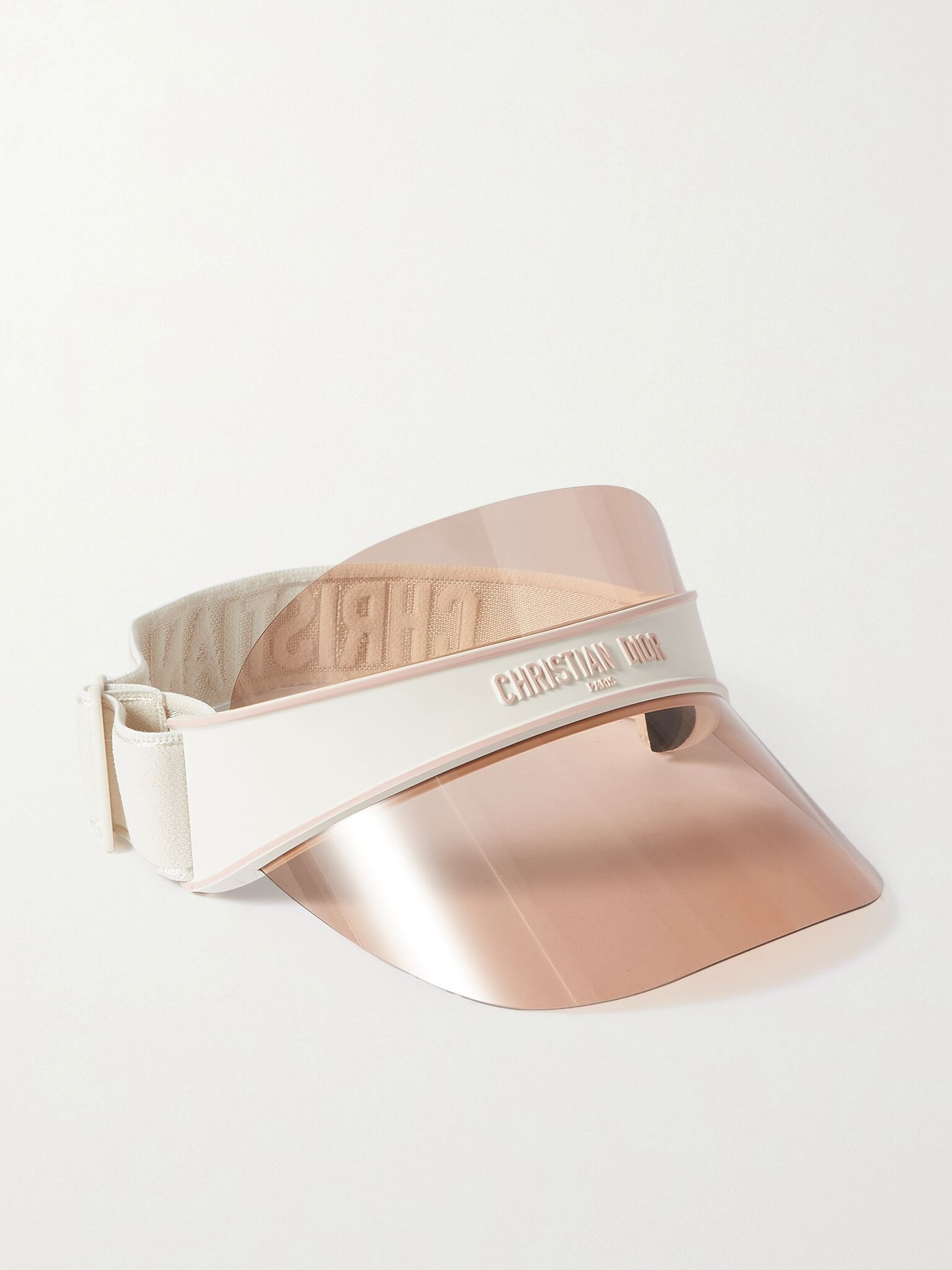 DiorClub V1U Perspex and cotton-blend jacquard visor Violet - 1