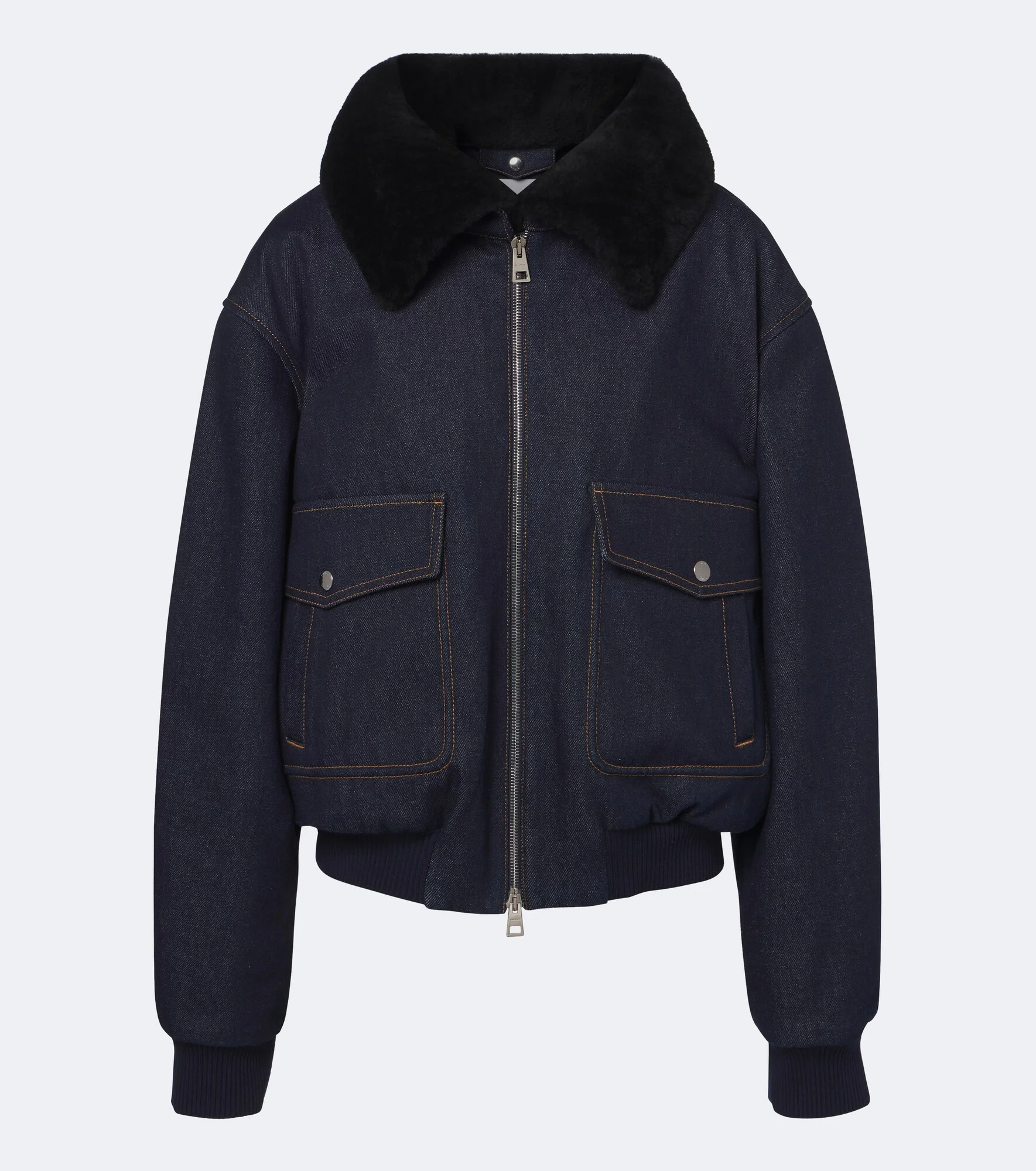 Denim blouson jacket - 1