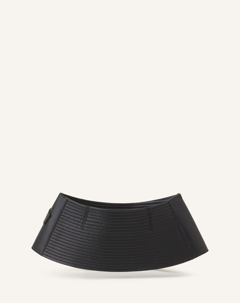 WIDE LEATHER BELT 3