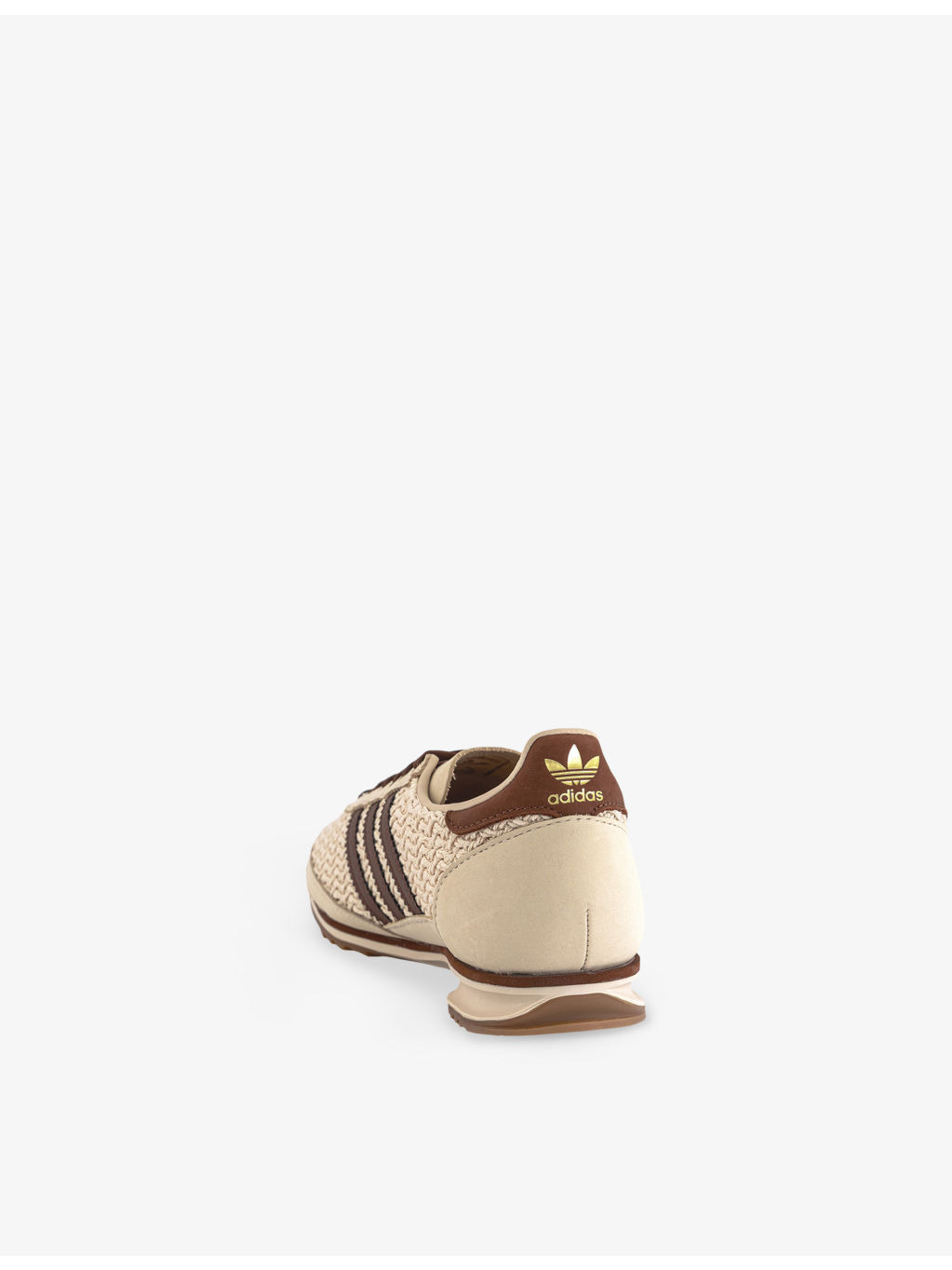 SL 72 Textured Woven and Leather Low-Top Trainers - 4