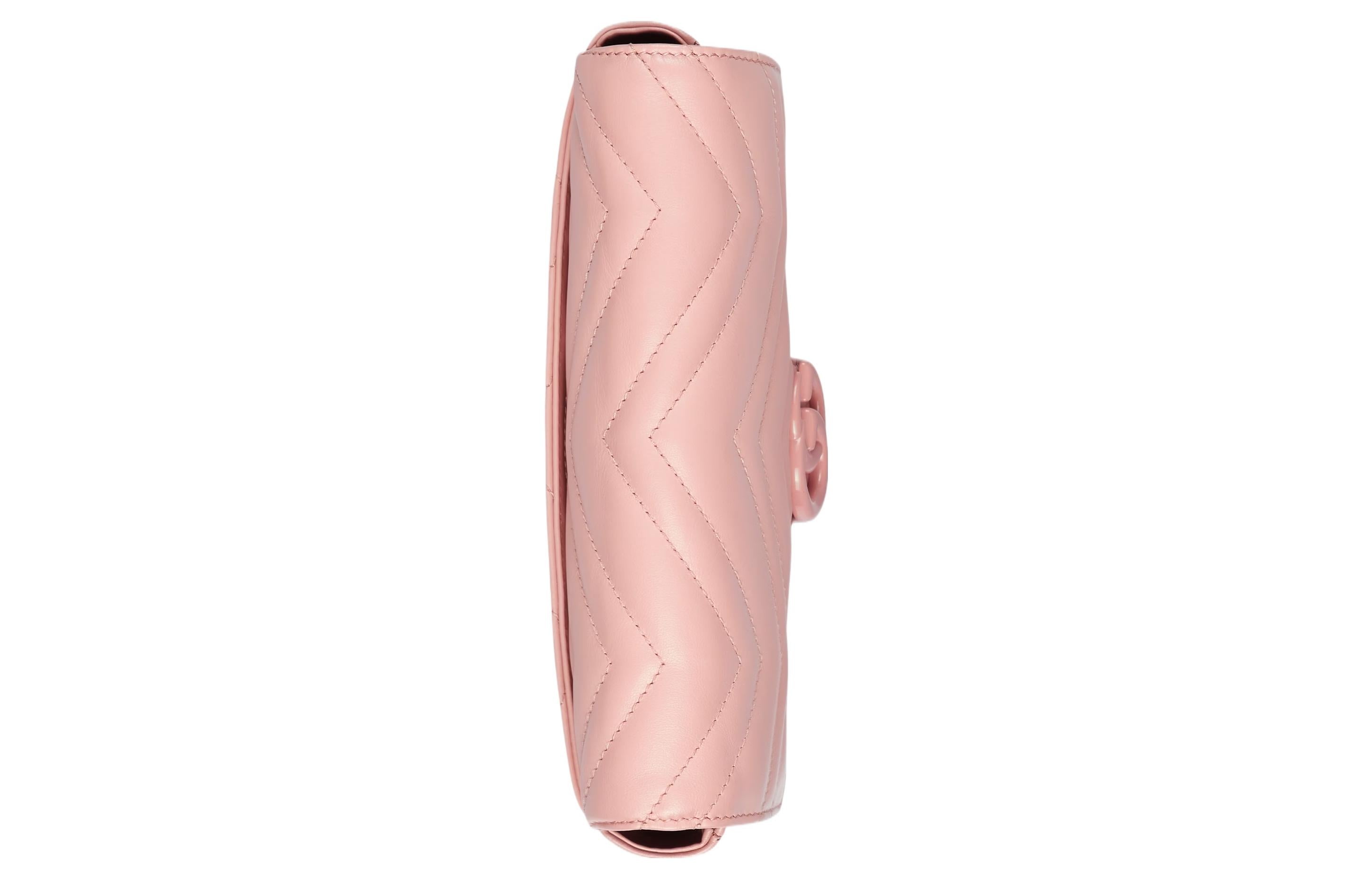 (WMNS) Gucci GG Marmont Mini Bag 'Light Pink' 751526-AACX5-5945 - 6