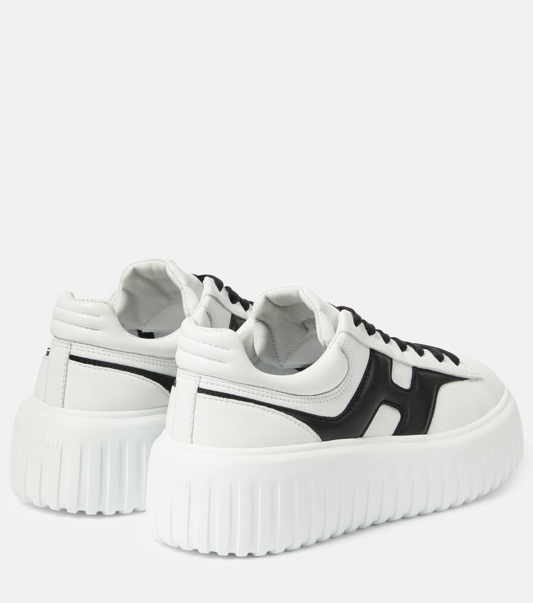H-Stripes leather sneakers - 3