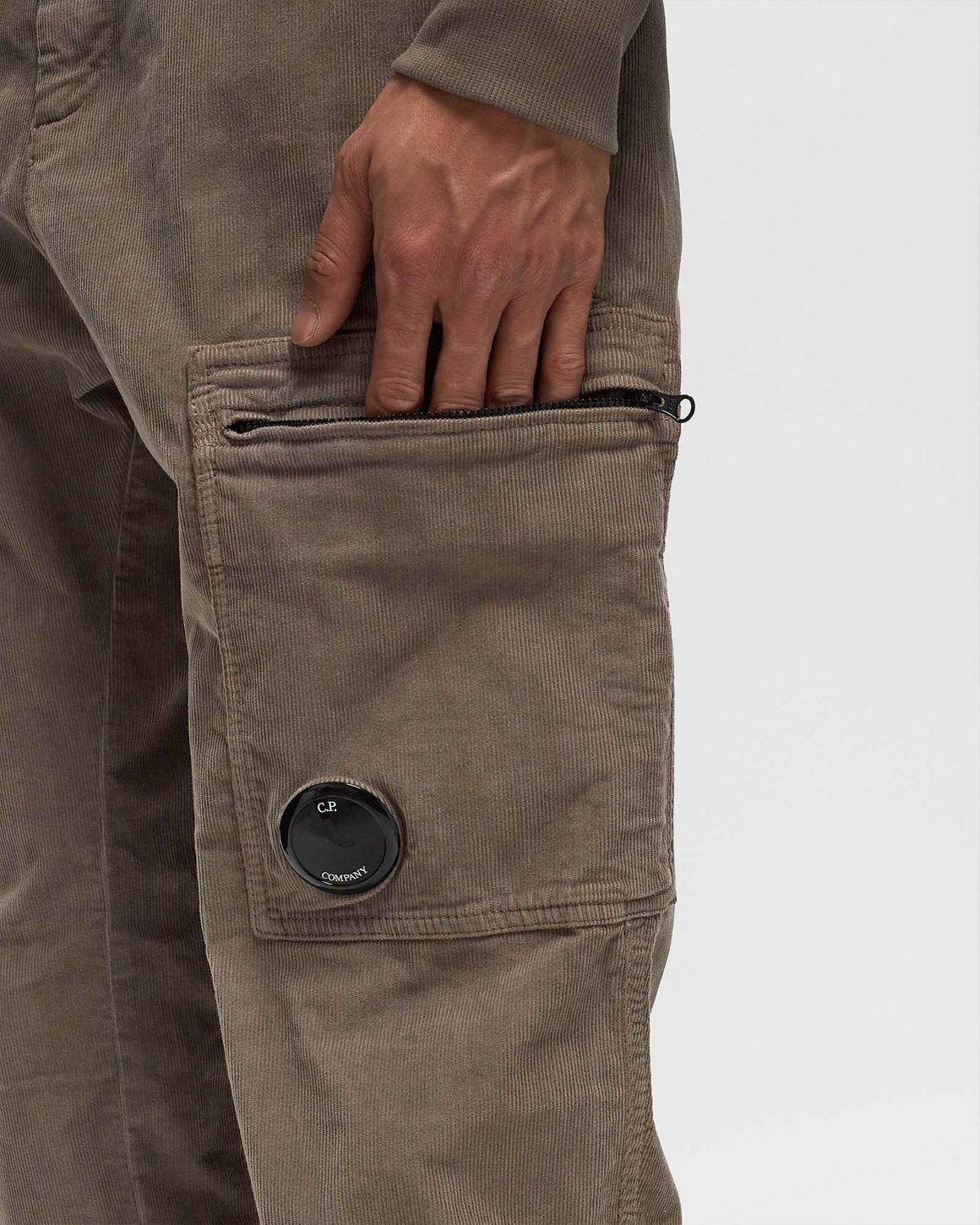 着画あり　CP company corduroy cargo pants C.P. Company Corduroy Regular Utility Pants Green Cargo