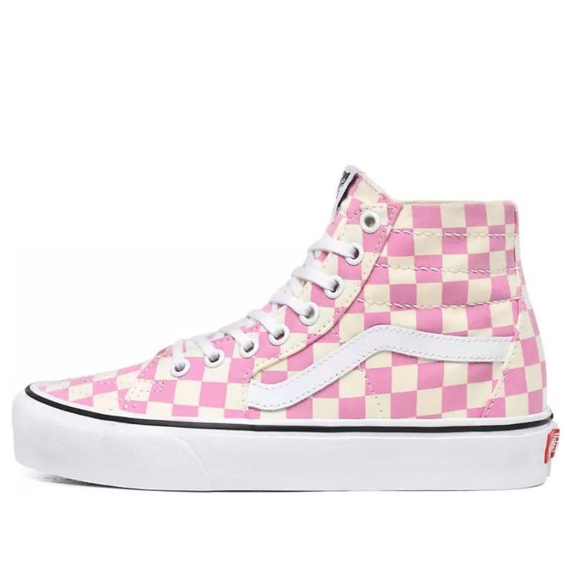 Vans Checkerboard SK8-HI Tapered Shoes Pink VN0A4U16XHV 1