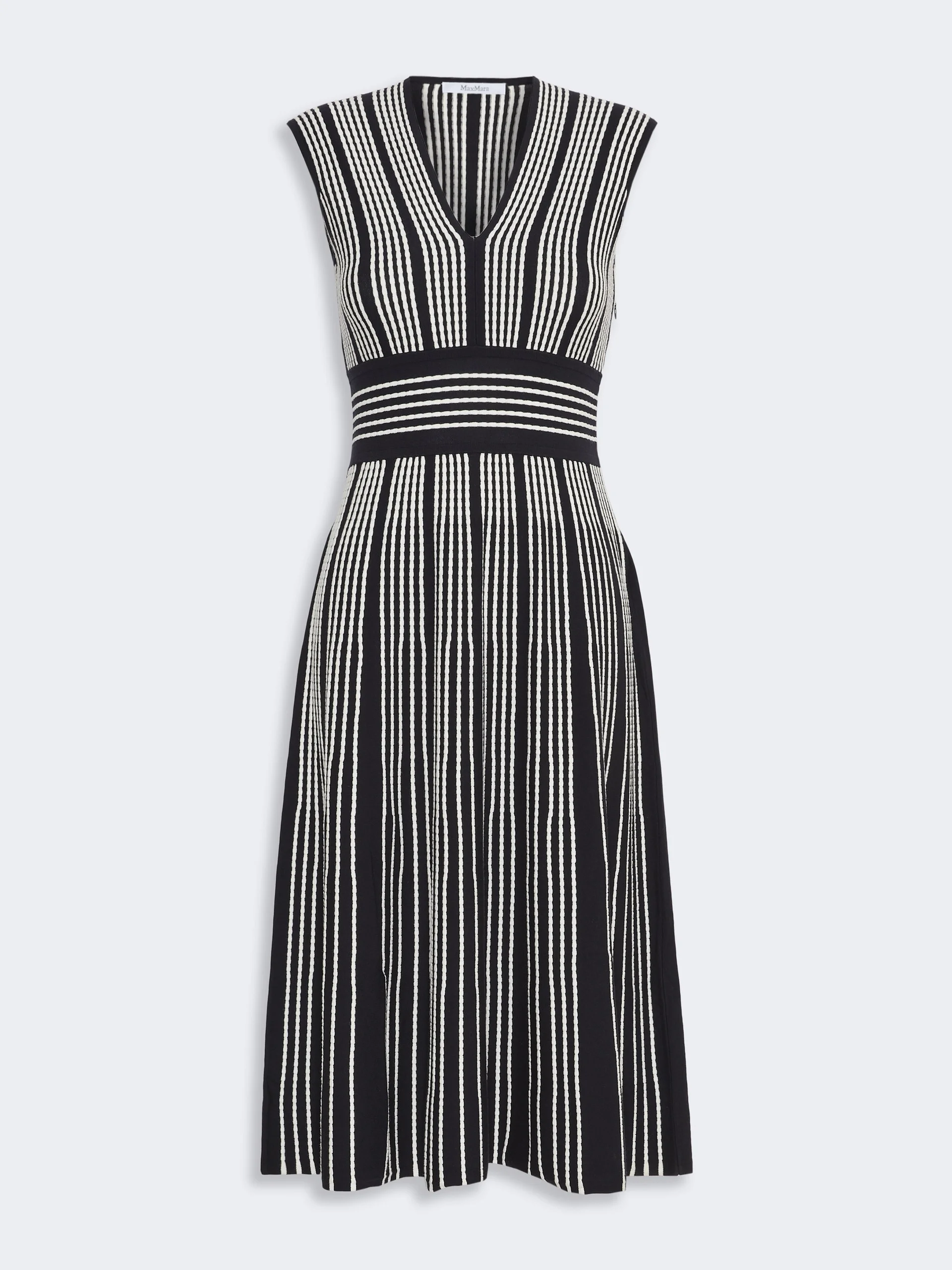 AGRESTE Sleeveless viscose yarn dress - ULTRAMARINE - 1