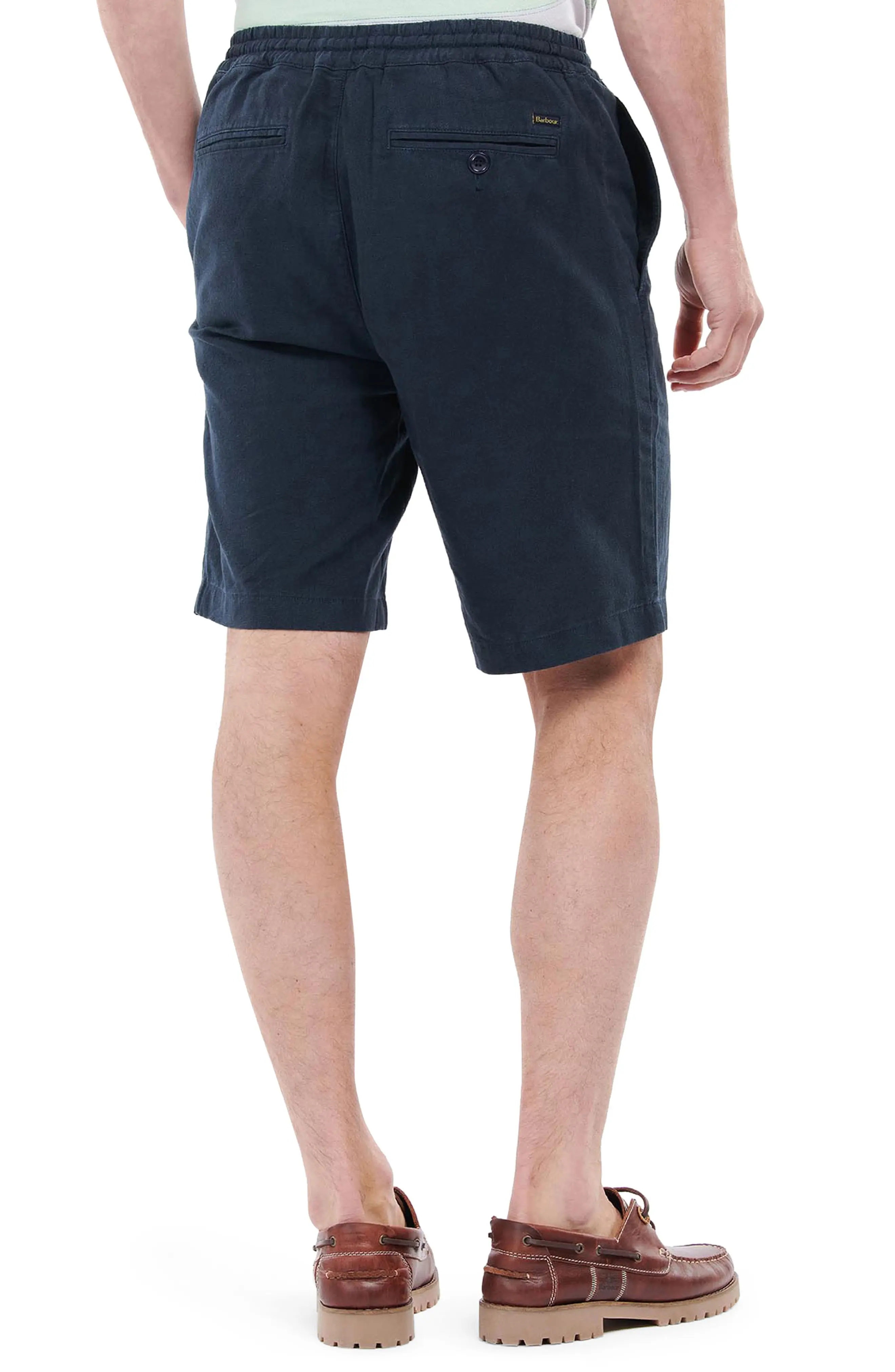 Linen & Cotton Blend Shorts - 2