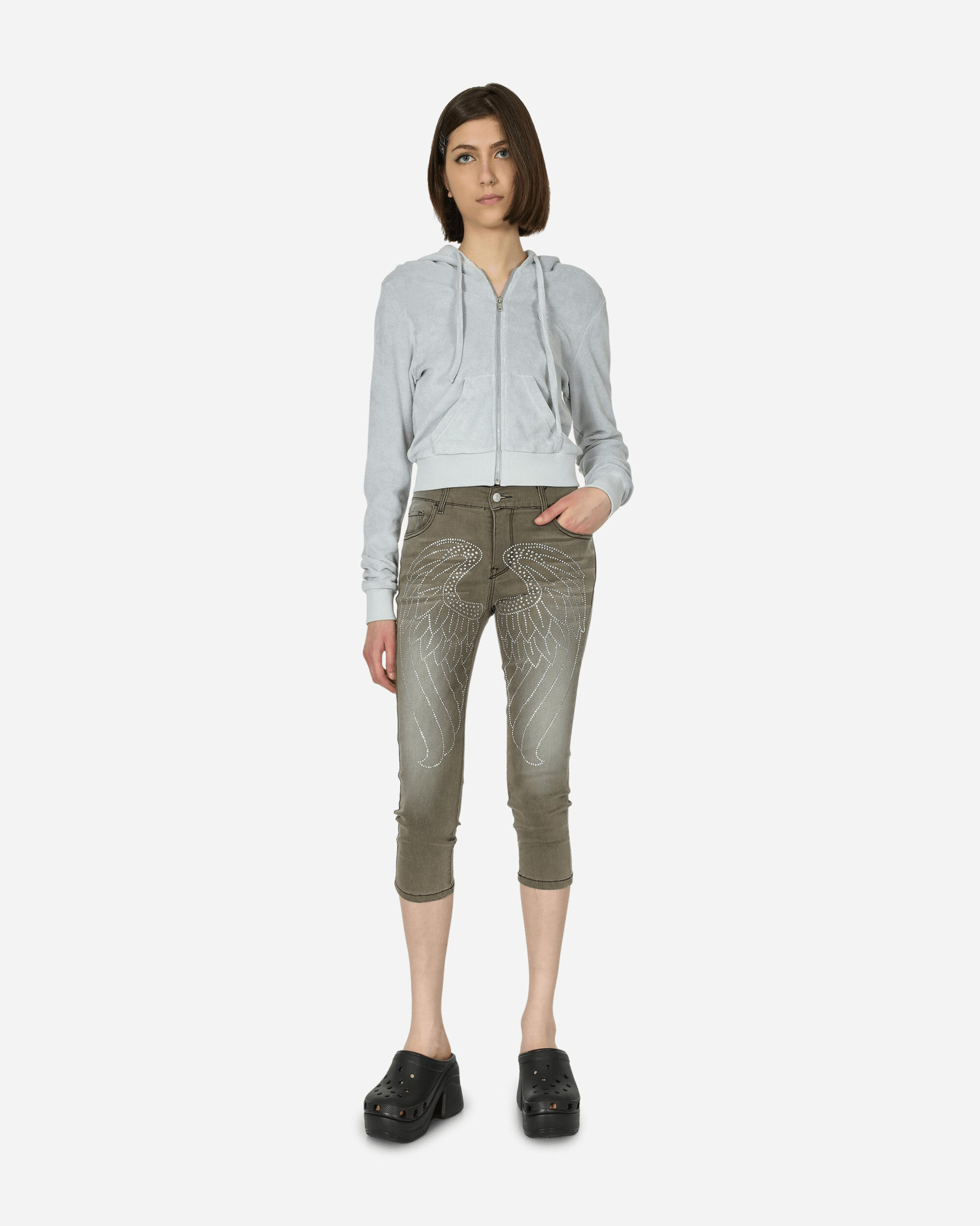 Capri Angel Jeans Black - 4