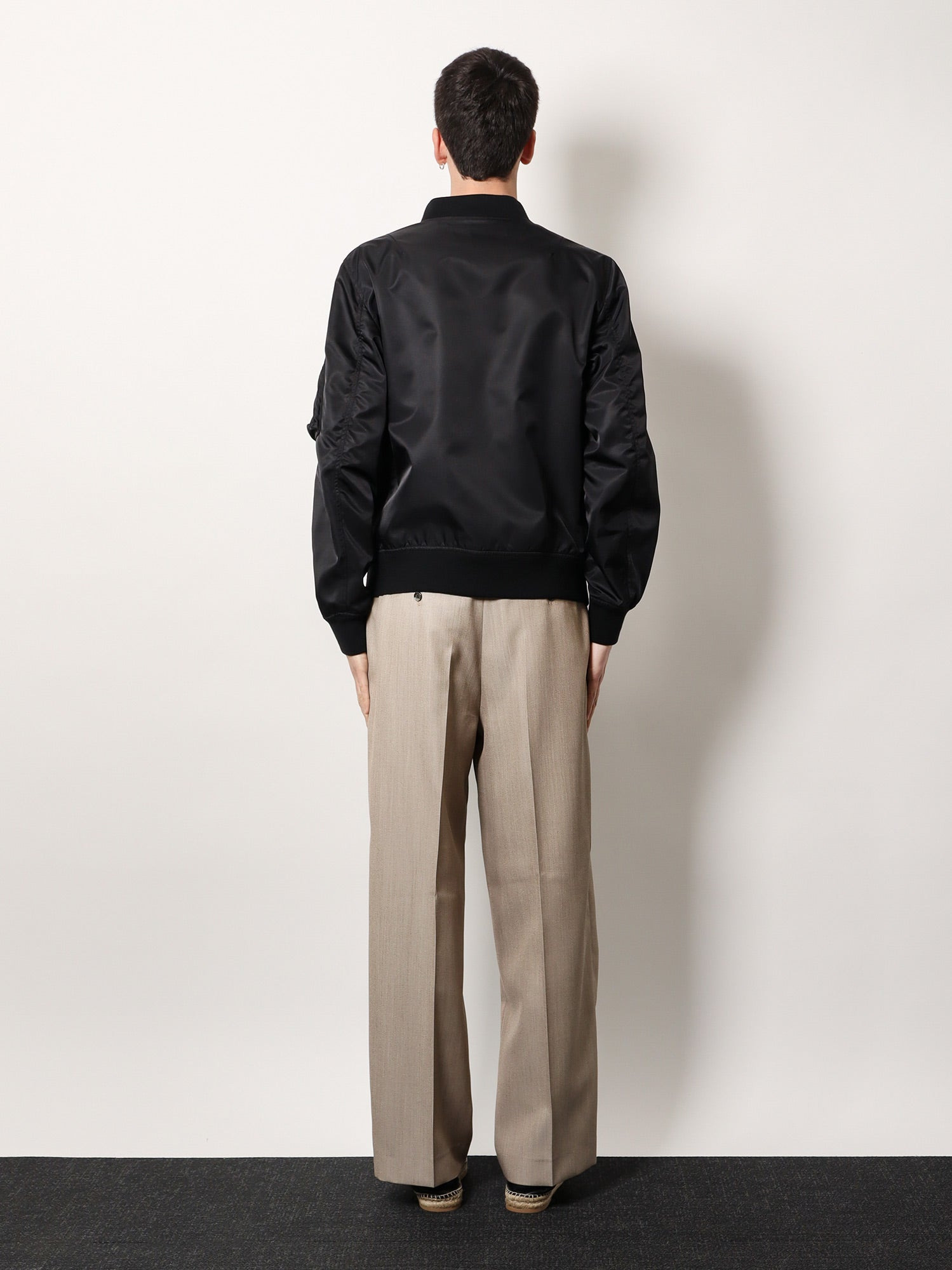 Valentino Nylon Bomber With Leather Patch And Vlogo Detail - 3