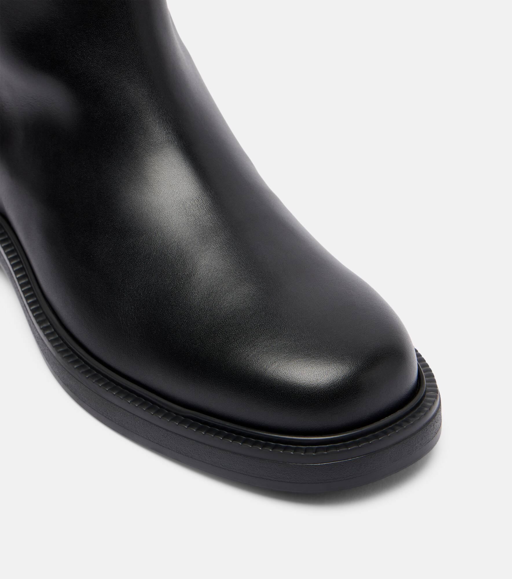Leather knee-high boots - 5