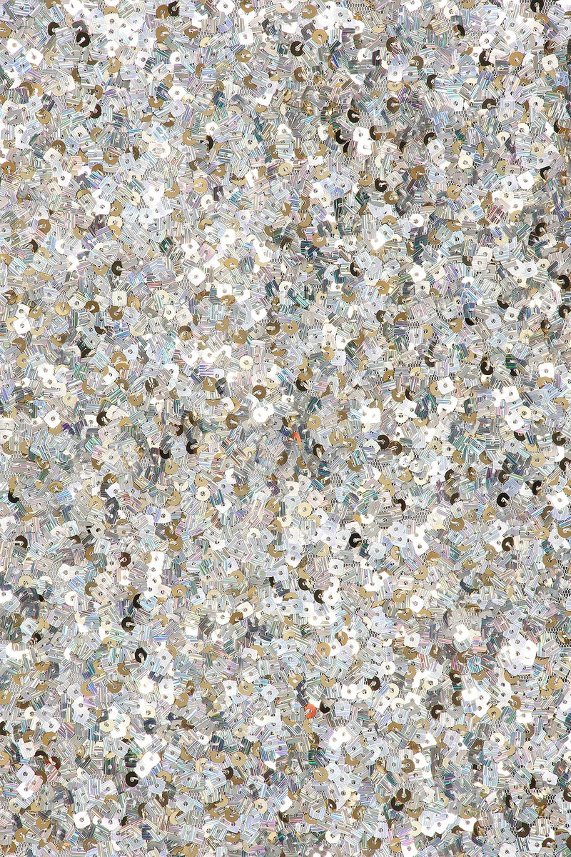 SIMONMILLER Sculpty High-Neck Sequined Dress outlook