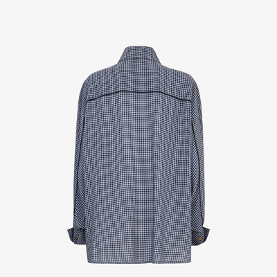 FENDI Check silk shirt outlook