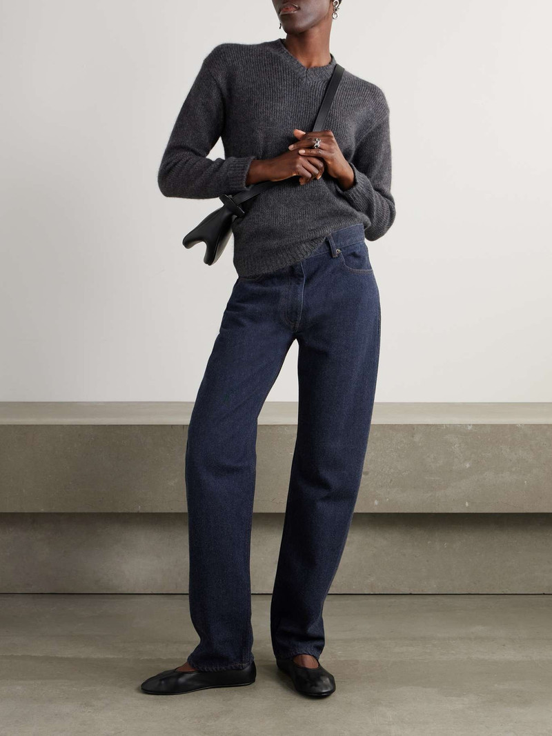 The Row Berty mid-rise straight-leg jeans Indigo outlook