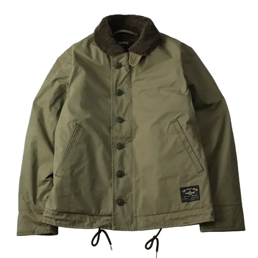 FN-OJ-C015A Boa Jacket Olive - 1