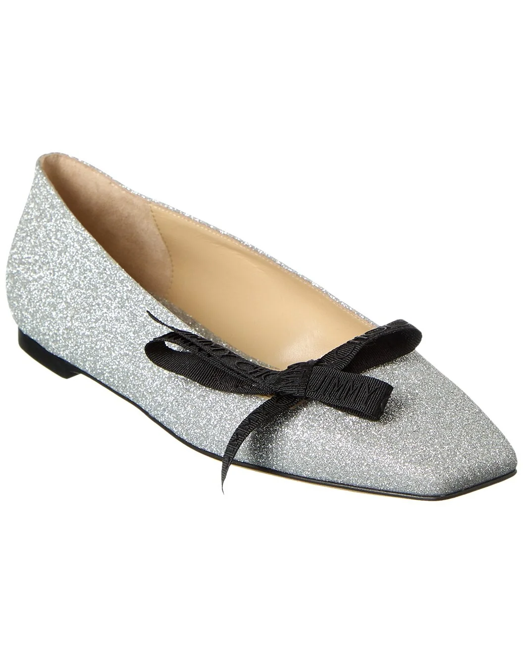 Jimmy Choo Veda Glitter Ballerina Flat - 1