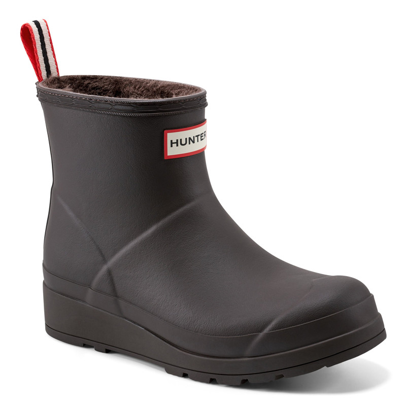 HUNTER Women's PLAY™ Insulated Vegan Shearling Short Rain Boots outlook