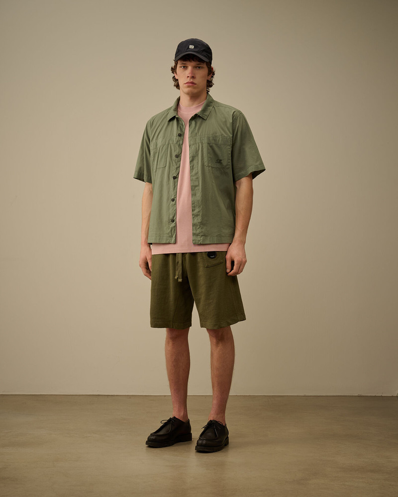 C.P. Company Malfilè Fleece Lens Shorts outlook