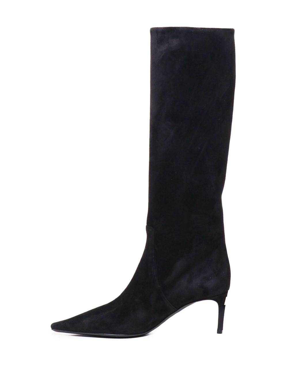 70mm suede knee-high boots - 4