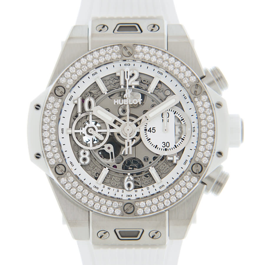 Hublot Big Bang Chronograph Automatic Diamond Silver Dial Men's Watch 441.NE.2010.RW.1104 - 2