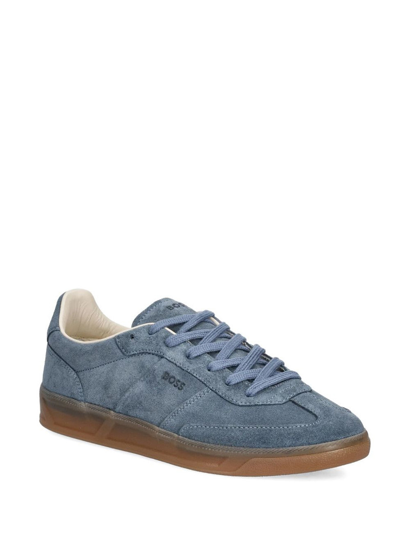 BOSS suede leather sneakers outlook