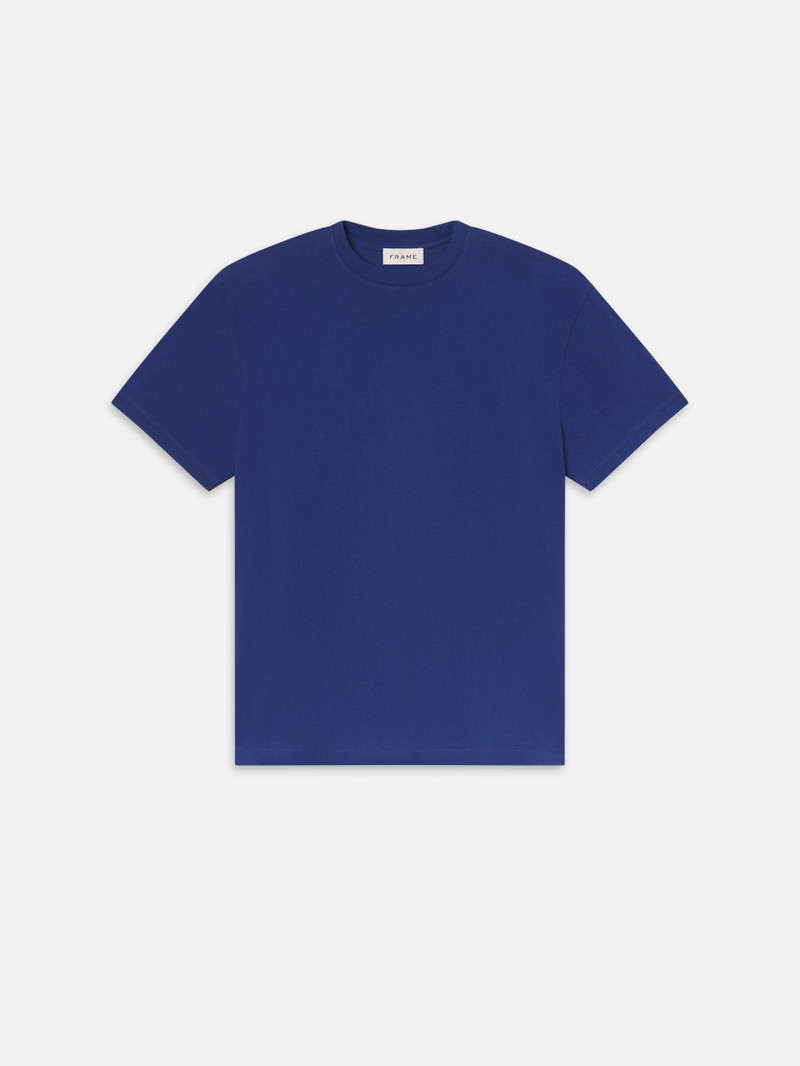 Frame Logo Tee in Reflex Blue 1