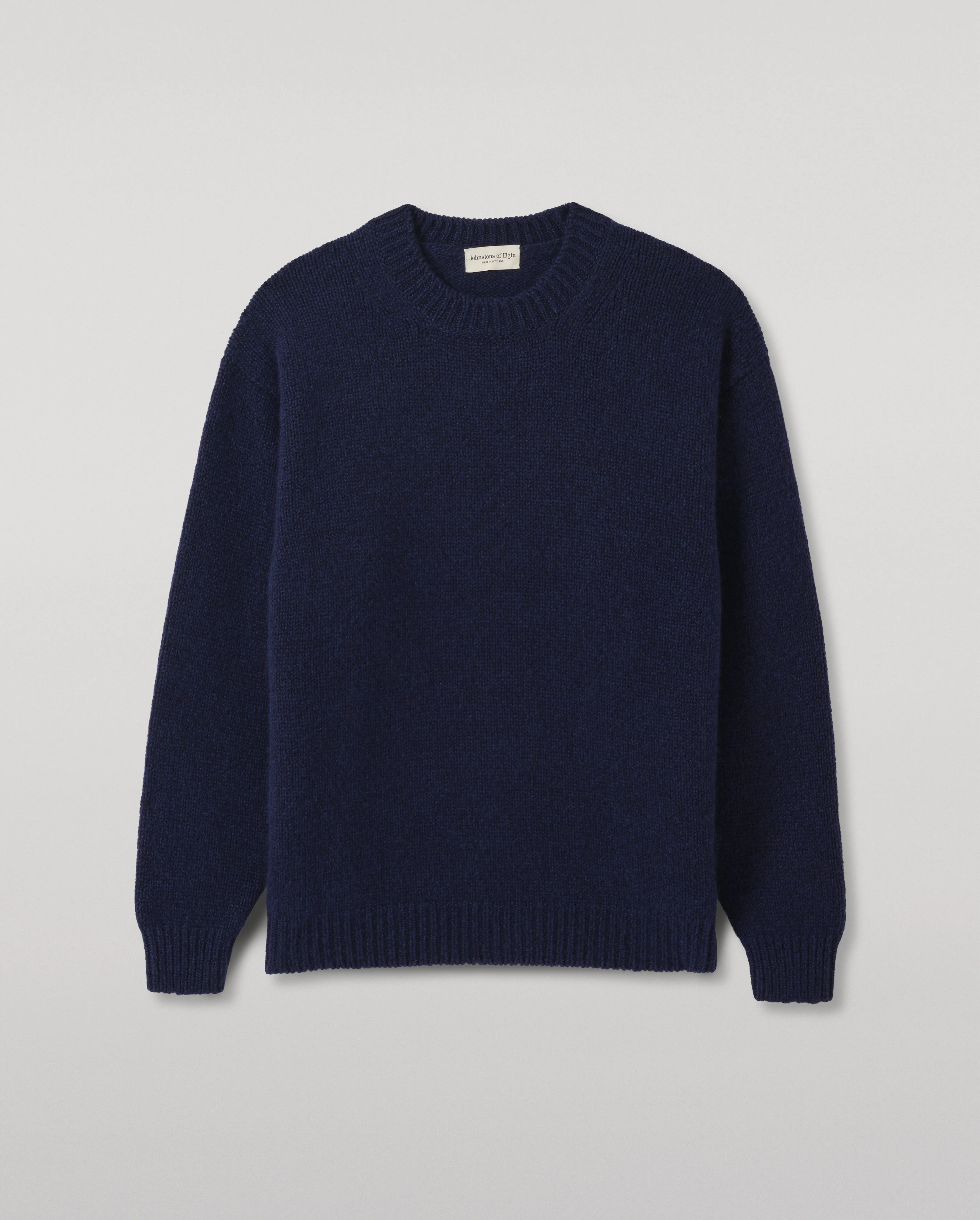 Murchison Blue Marble Cashmere & Cotton Jumper - 1