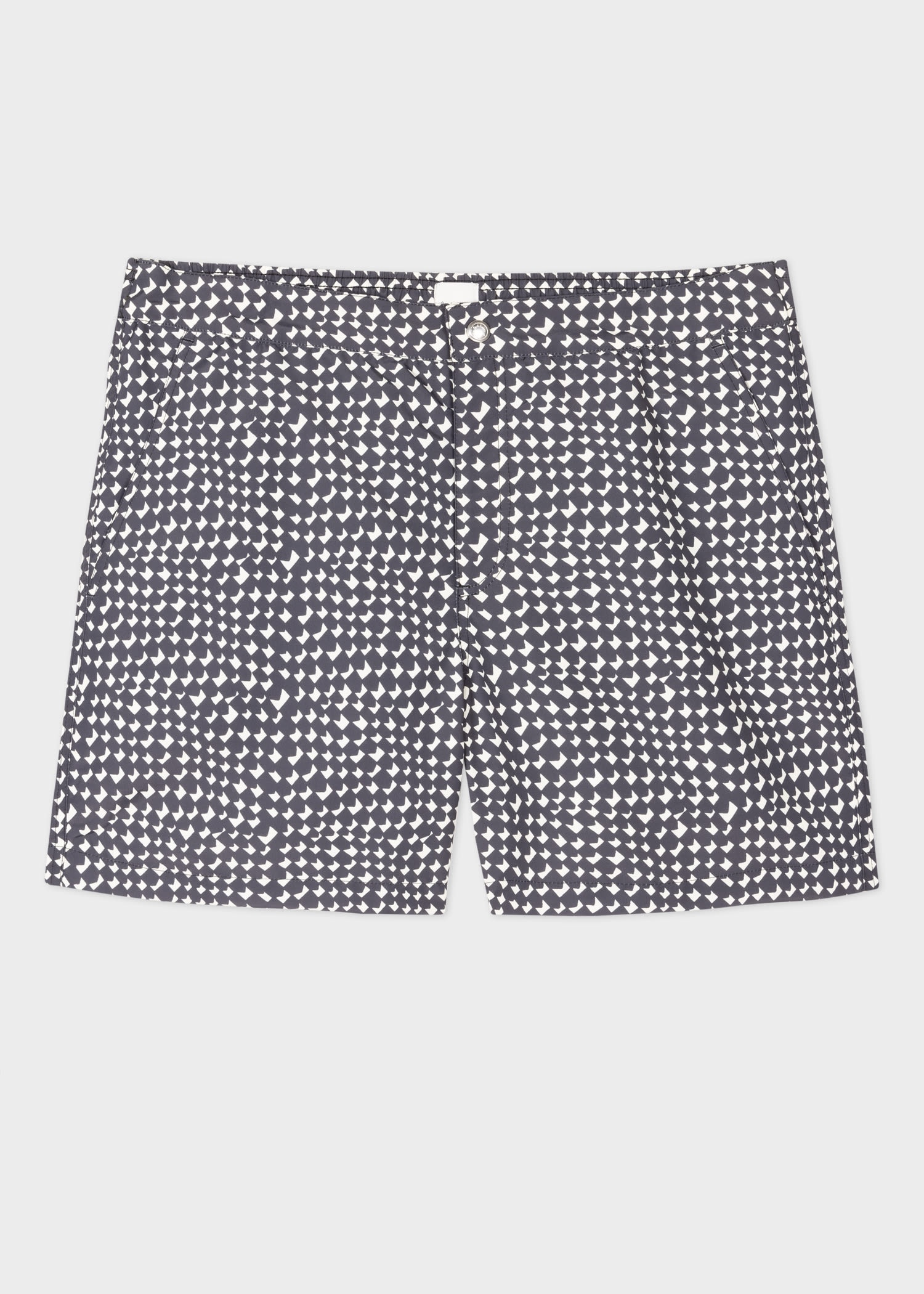 'Mini Tile' Print Swim Shorts - 1