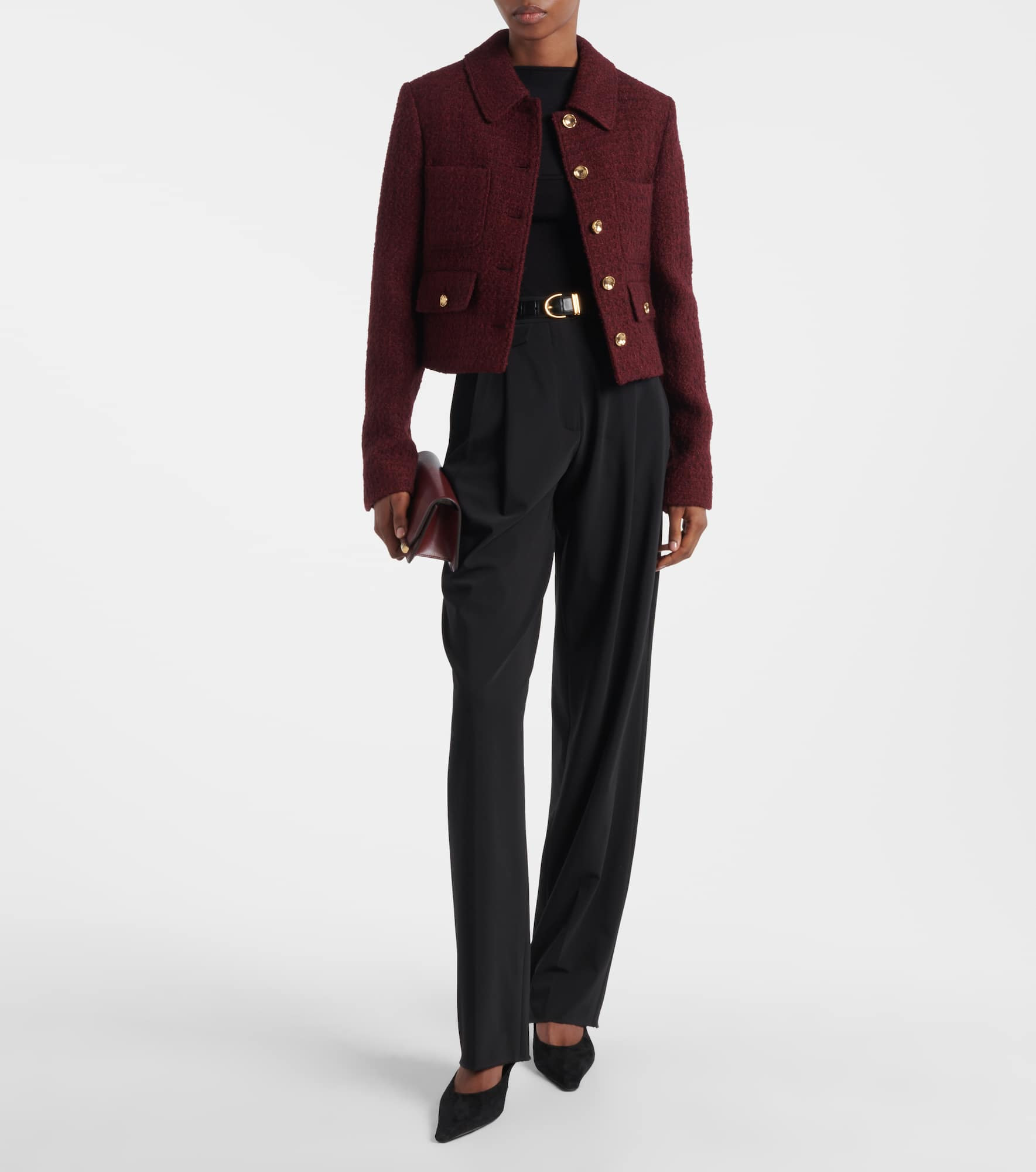 Astley cropped tweed jacket - 2