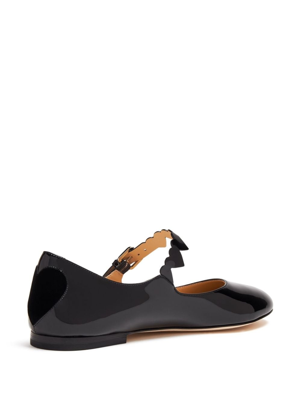 patent leather ballerina shoes - 4