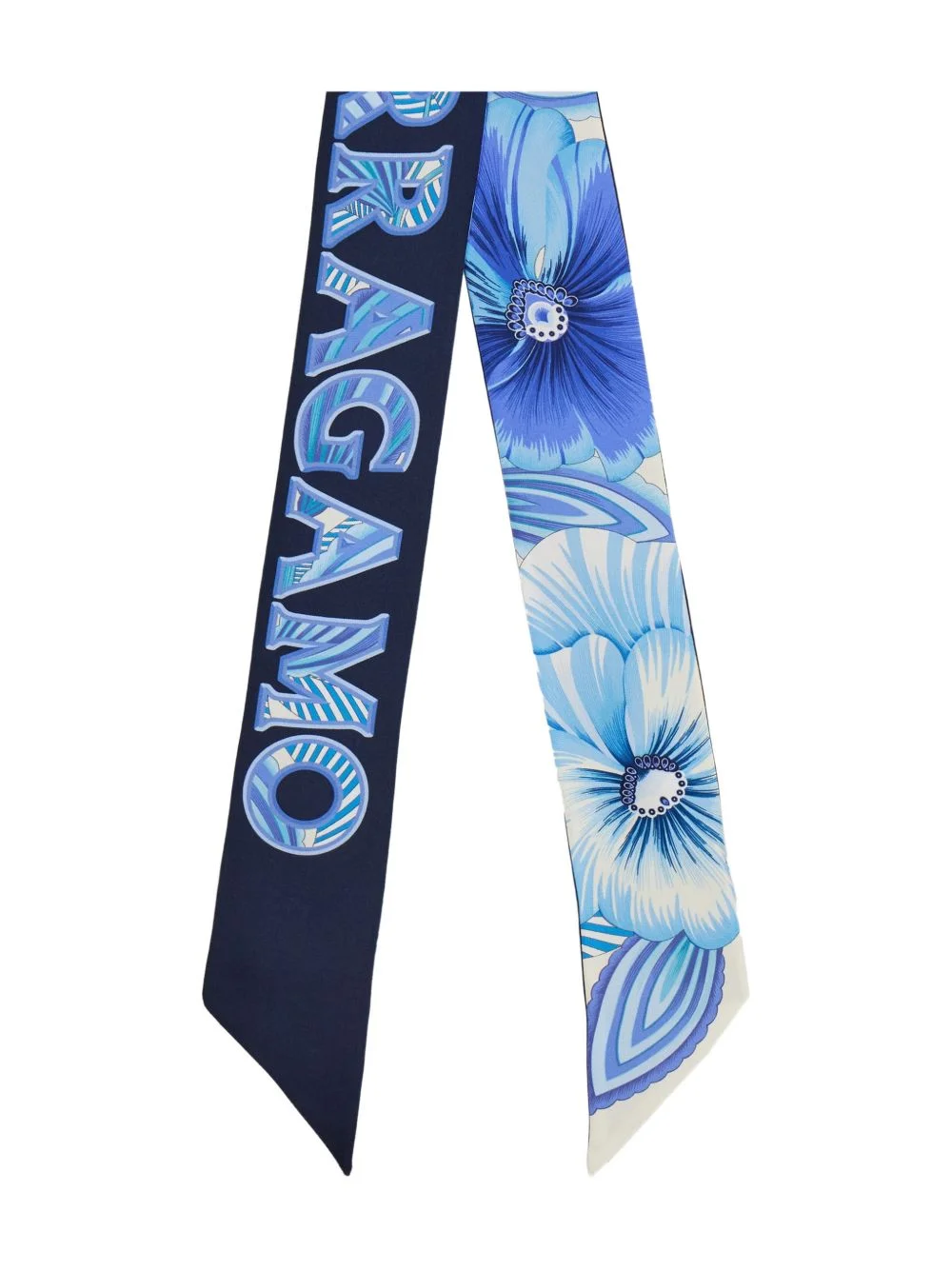 Brezza-print silk scarf - 1