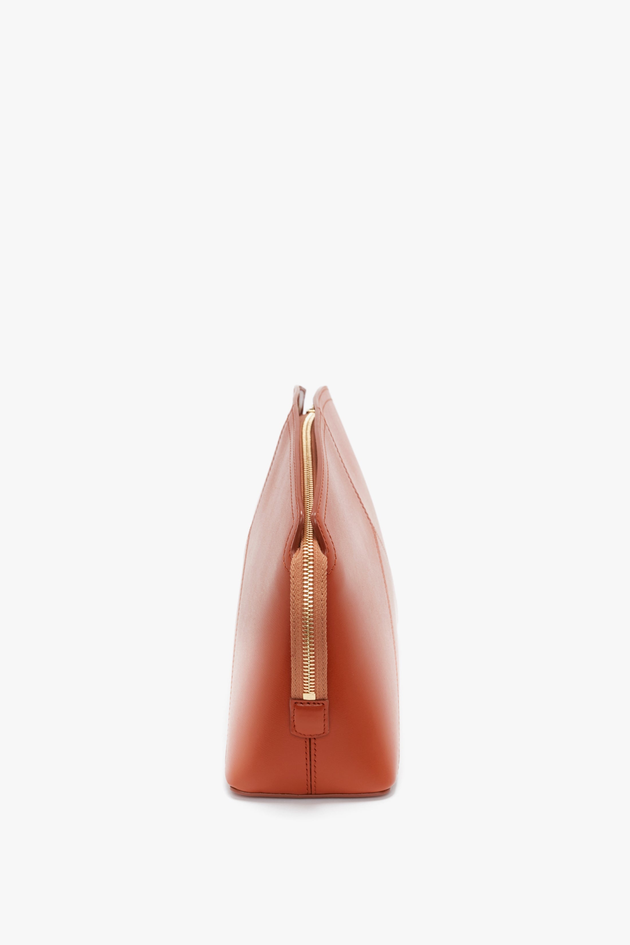 Victoria Clutch Bag In Tan Leather - 6
