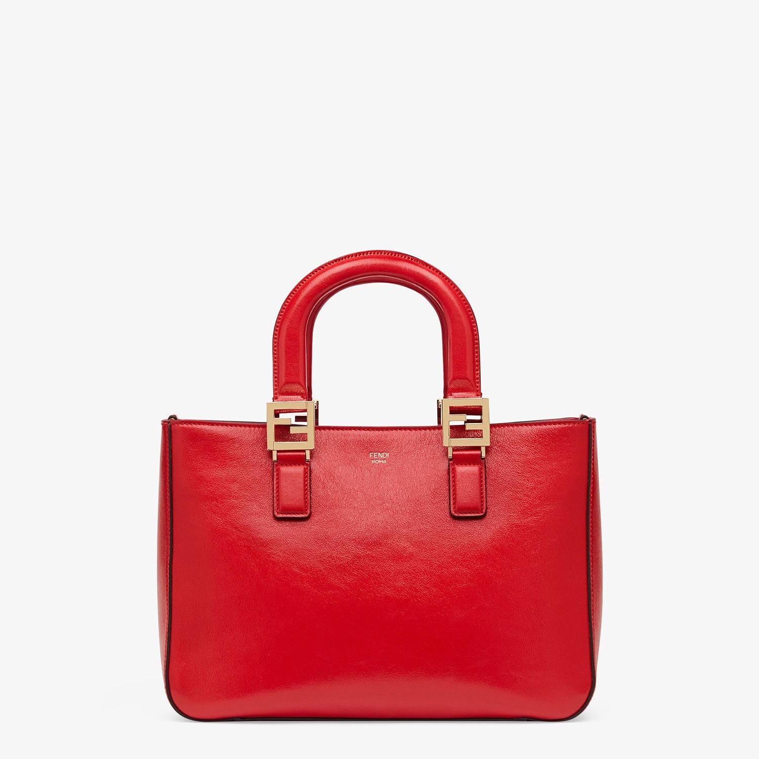 Red leather bag - 1