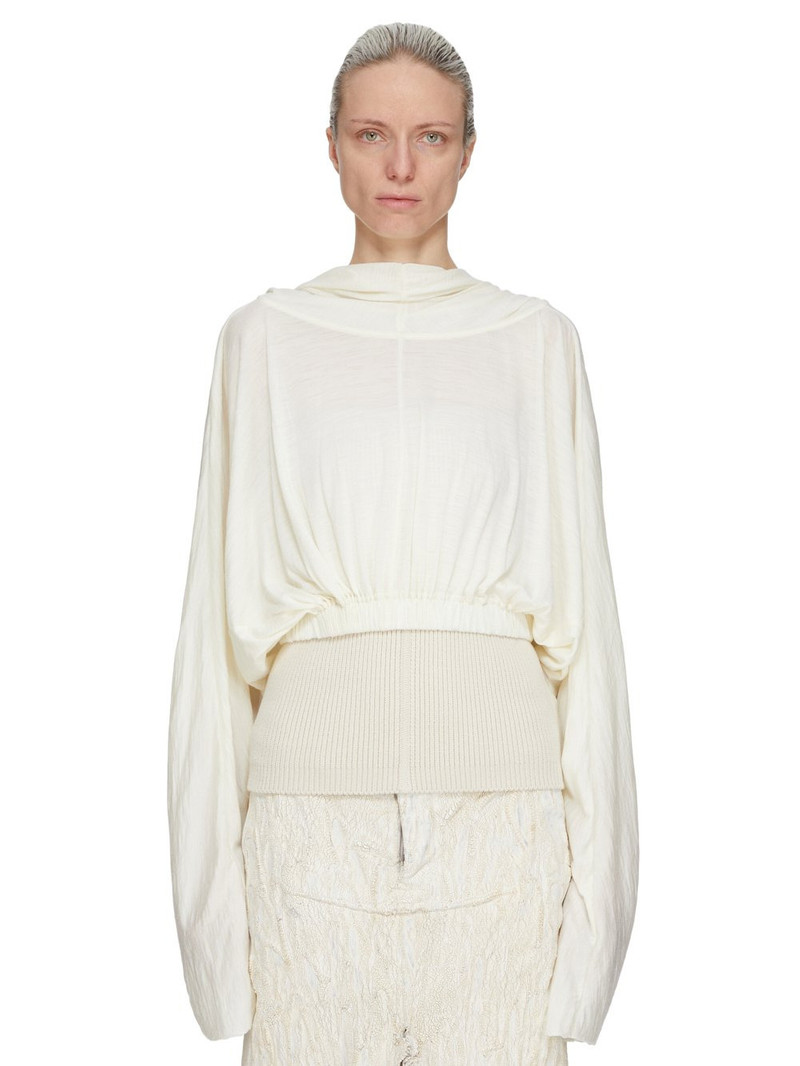 Off-White Concordians Cropped Tunic Hoodie 1