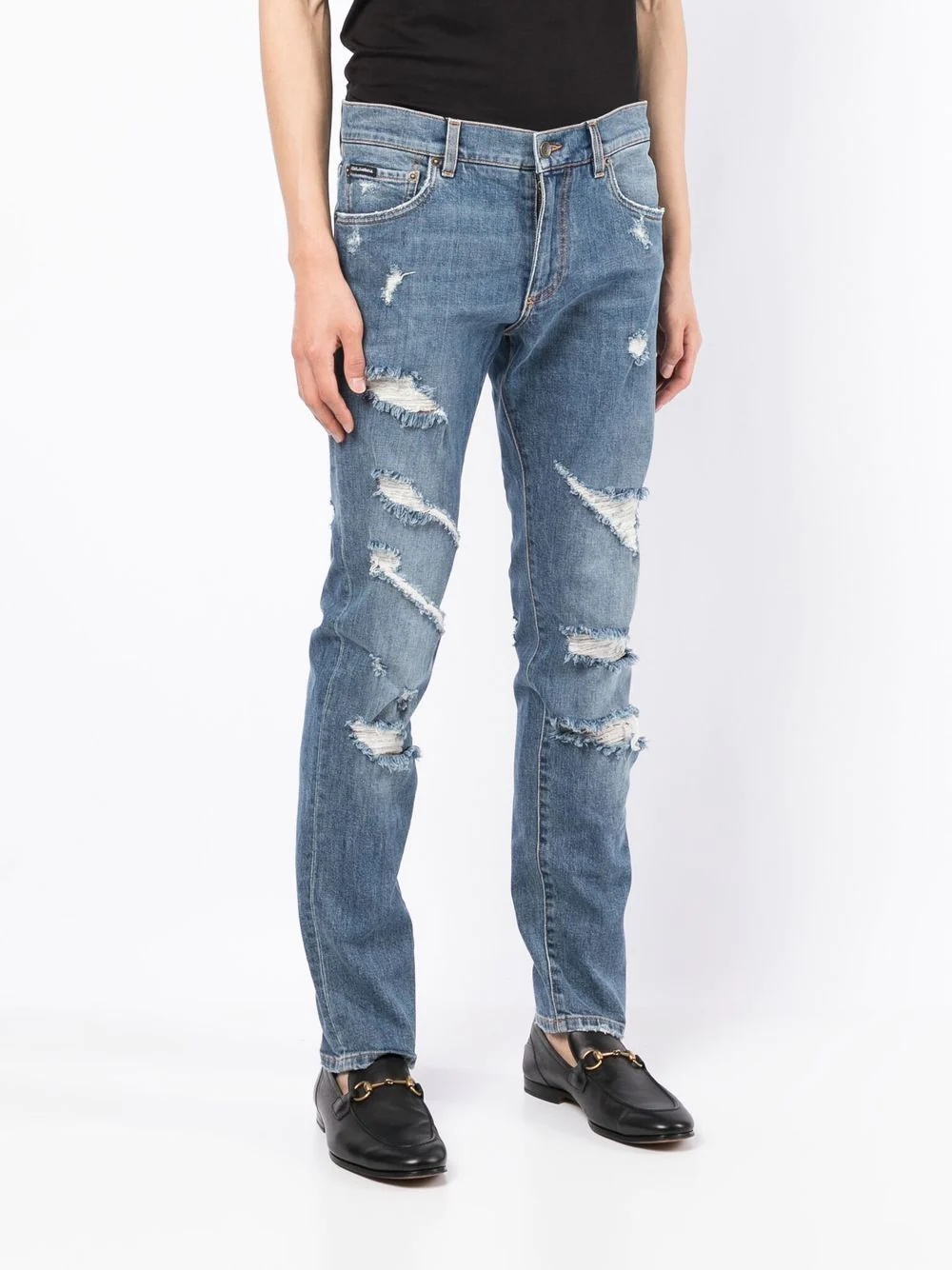 low-rise slim-cut jeans - 3