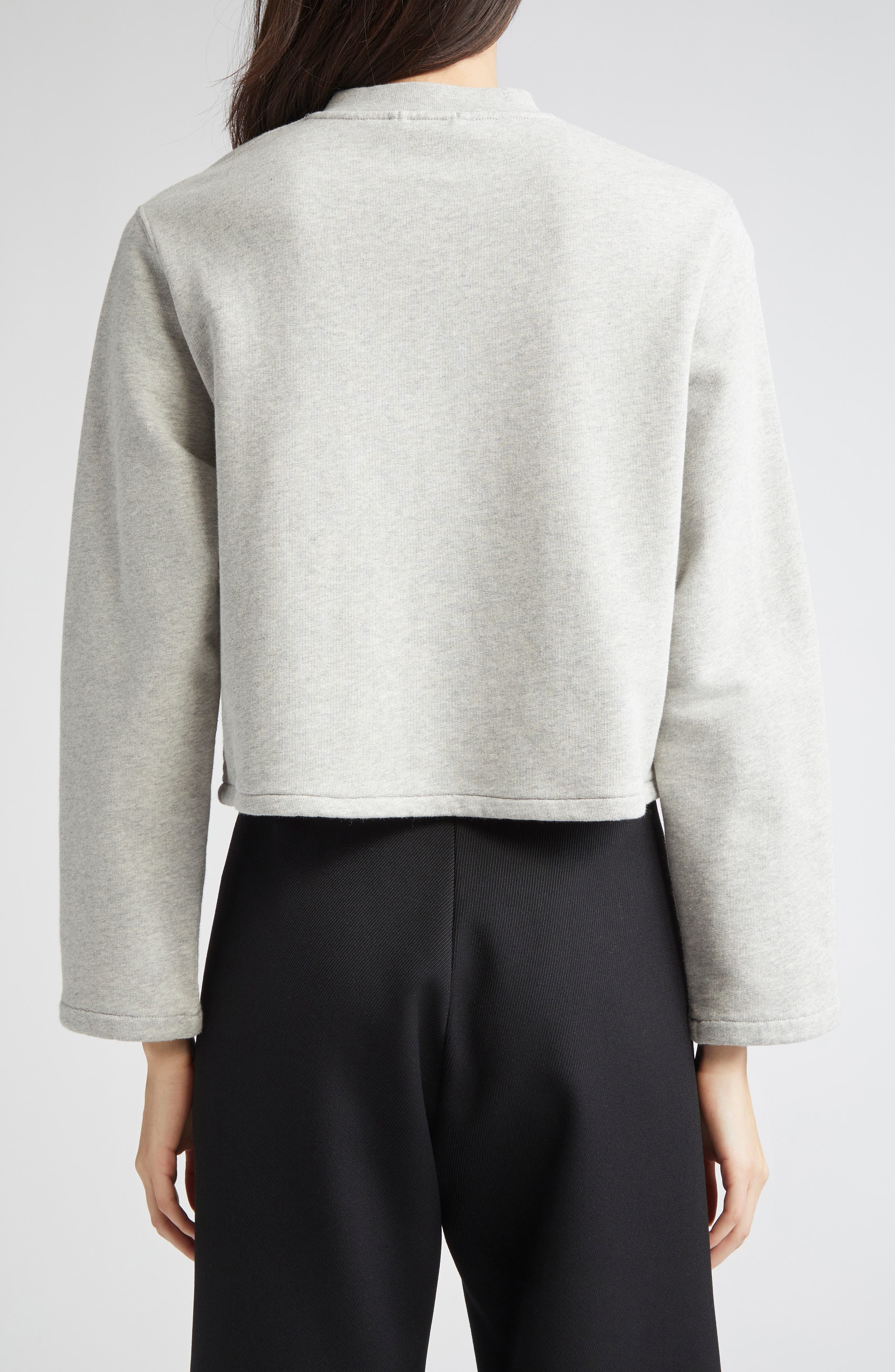 Bode Heathered Cardigan in Grey at Nordstrom - 3