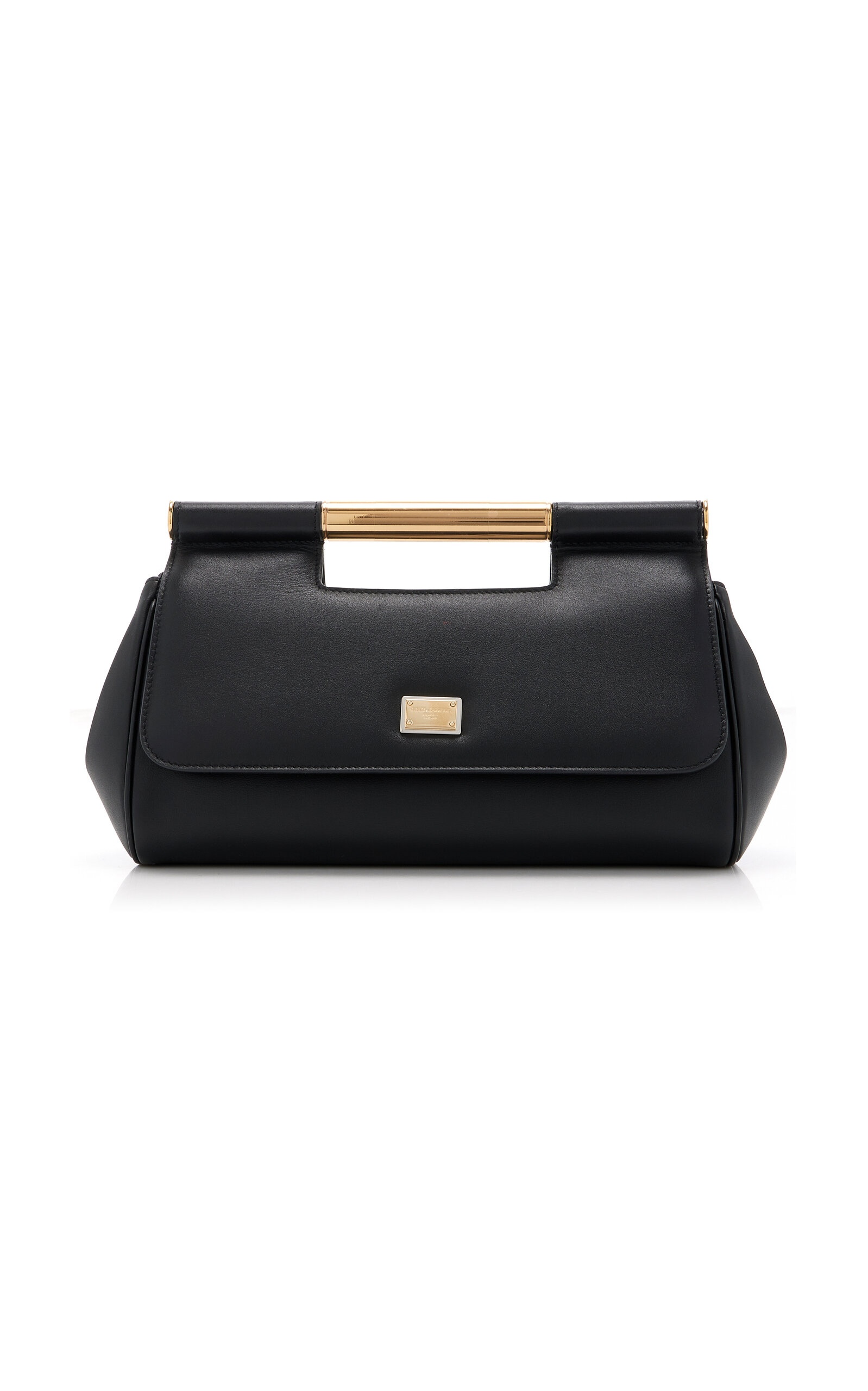 Medium Sicily Leather Clutch black - 1