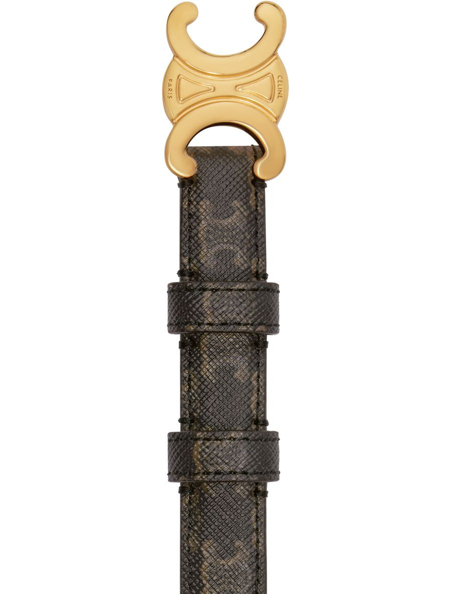 Small Triomphe belt in Triomphe canvas - 3
